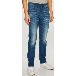G-Star Raw - Jeansy 3301. Niebieskie jeansy męskie G-Star RAW, bez wzorów, retro. W wyprzedaży za 329,90 zł.