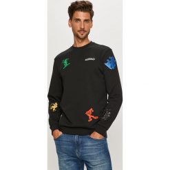 Adidas Originals - Bluza. Czarne bluzy męskie adidas Originals, s, bez wzorów, z bawełny, z okrągłym kołnierzem, bez rękawów, bez kaptura. Za 379,90 zł.