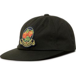 Czapka z daszkiem HUF - Tenderloin Roses 6 Pan HT00438 Saycamore. Zielone czapki męskie HUF, bez wzorów, z bawełny. Za 169,00 zł.