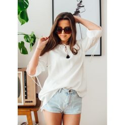 Bluzka Amelia ecru - XS. Bluzki dziewczęce . Za 89,90 zł.