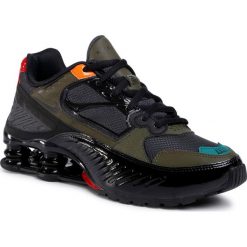 Buty NIKE - Shox Enigma BQ9001 002 Black/Anthracite/Cargo Khaki. Czarne buty sportowe damskie Nike, bez wzorów, ze skóry ekologicznej, sportowe. Za 549,00 zł.