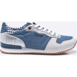 Pepe Jeans - Buty. Szare buty sportowe damskie Pepe Jeans, z jeansu. W wyprzedaży za 179,90 zł.