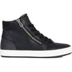 Geox - Buty. Szare buty sportowe damskie Geox, z gumy. W wyprzedaży za 239,90 zł.
