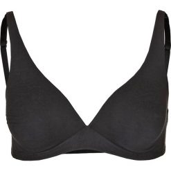 Biustonosze bardotka: Hanro COTTON SENSATION Biustonosz z trójkątną miseczką black
