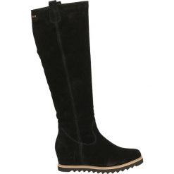 Kozaki - 1129 CAM NERO. Czarne buty zimowe damskie Venezia, ze skóry. Za 319,00 zł.