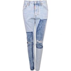 Dsquared2 Jeansy "Skinny Dan". Żółte jeansy damskie Dsquared2, bez wzorów, z jeansu. Za 999,00 zł.