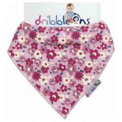 Śliniaki: Xkko Śliniaczek Dribble Ons Floral Ditsy