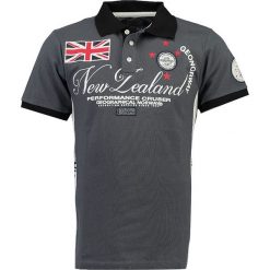 Koszulka polo "Kokland" w kolorze antracytowym. Szare koszulki męskie Geographical Norway Men, m, z nadrukiem, z bawełny, polo, bez rękawów. W wyprzedaży za 120,95 zł.