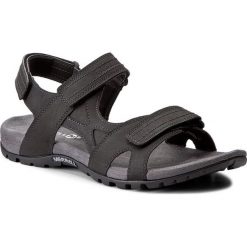 Sandały MERRELL - Sandspur Rift Strap J342315C Black. Czarne sandały męskie Merrell, ze skóry ekologicznej, bez zapięcia. W wyprzedaży za 199,00 zł.