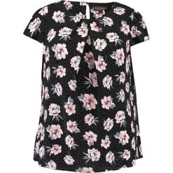 Bluzki asymetryczne: Dorothy Perkins Curve BILLIE AND BLOSSOM SPOT Bluzka black
