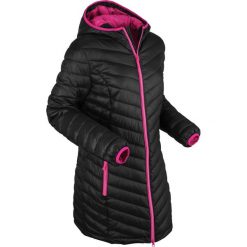 Lekka kurtka pikowana z workiem bonprix czarny. Czarne kurtki damskie bonprix, bez wzorów. Za 239,99 zł.