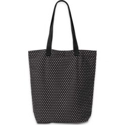 Torba worek w kropki bonprix czarno-biały. Czarne torebki klasyczne damskie bonprix, bez wzorów, bez dodatków. Za 34,99 zł.