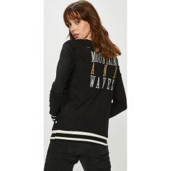 Roxy - Bluzka. Czarne bluzki z odkrytymi ramionami Roxy, m, z dzianiny, casualowe, z okrągłym kołnierzem. Za 189,90 zł.