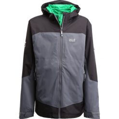 Jack Wolfskin AKKA 2IN1 Parka pebble grey. Szare kurtki dziewczęce Jack Wolfskin, z materiału. W wyprzedaży za 296,55 zł.