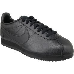 Nike Cortez Classic Leather 749571-002 41 Czarne. Czarne buty sportowe męskie marki Nike, ze skóry, Nike Cortez. W wyprzedaży za 349,99 zł.