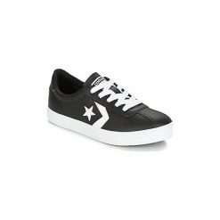 Buty Dziecko Converse BREAKPOINT FOUNDATIONAL LEATHER BP OX BLACK/WHITE/BLACK. Czarne trampki chłopięce Converse. Za 175,67 zł.
