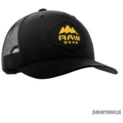 Czapka z daszkiem RAW TRUCKER. Czarne czapki męskie marki Pakamera, z meshu. Za 79,00 zł.
