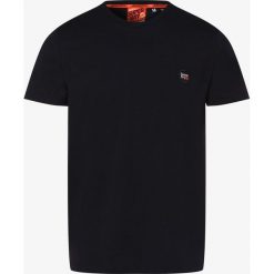 Superdry - T-shirt męski, niebieski. Niebieskie t-shirty męskie Superdry, m, z aplikacjami, z bawełny, bez kołnierzyka. Za 99,95 zł.