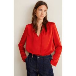 Mango - Bluzka Cordon. Szare bluzki asymetryczne Mango, l. Za 119,90 zł.