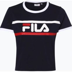 FILA - T-shirt damski – Ashley, czarny. Czarne t-shirty damskie Fila, l, bez wzorów, bez kołnierzyka. Za 119,95 zł.