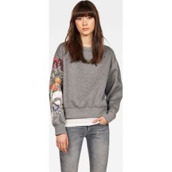 G-Star Raw - Bluza. Szare bluzy damskie G-Star RAW, s, z nadrukiem, z elastanu, bez rękawów, bez kaptura. W wyprzedaży za 339,90 zł.