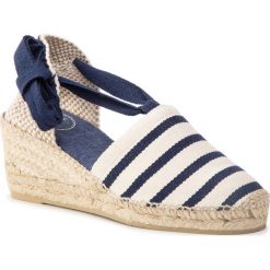 Espadryle TONI PONS - Viana Cru/Mari. Brązowe espadryle damskie Toni Pons, bez wzorów, z tworzywa sztucznego, bez obcasa, na obcasie. Za 189,00 zł.