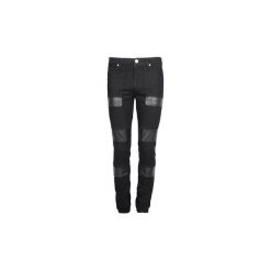 Spodnie z pięcioma kieszeniami Versace Jeans A2GQB011 / Slim 5 P.VJ. Czarne spodnie męskie Versace Jeans, m, bez wzorów, z jeansu. Za 649,00 zł.