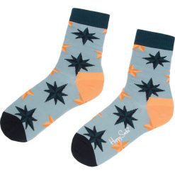 Skarpetki damskie: Skarpety Wysokie Unisex HAPPY SOCKS - NST01-6000 Niebieski