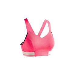 Stanik fitness kardio 500. Białe buty sportowe damskie DOMYOS, xl, bez wzorów, z elastanu, na fitness i siłownię. Za 59,99 zł.