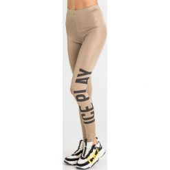 LEGGINSY ice play. Spodnie damskie Ice Play, l, bez wzorów, z jeansu, eleganckie. W wyprzedaży za 254,25 zł.