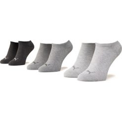 Zestaw 3 par niskich skarpet unisex PUMA - 906807 Anthraci/Mel Grey/Mel Grey 14. Szare skarpetki damskie Puma, bez wzorów, z elastanu. Za 39,99 zł.