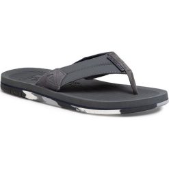 Japonki QUIKSILVER - AQYL100947 Xssb. Szare klapki męskie Quiksilver, ze skóry, bez zapięcia. W wyprzedaży za 179,00 zł.