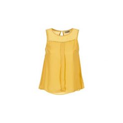 Bluzki Casual Attitude HIZETTE. Żółte bluzki damskie marki Casual Attitude, s, bez wzorów, casualowe, bez kołnierzyka, bez rękawów. Za 76,30 zł.
