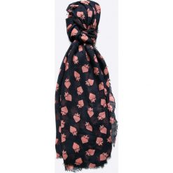Scotch & Soda - Szal. Niebieskie szaliki damskie marki Scotch & Soda, z tkaniny. W wyprzedaży za 129,90 zł.