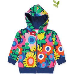 Bluza ze wzorem. Różowe bluzy niemowlęce Toby Tiger, z bawełny, z kapturem. W wyprzedaży za 129,95 zł.