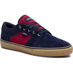 Tenisówki ETNIES - Barge Ls 4101000351 Navy/Red/Gum 466. Niebieskie półbuty męskie Etnies, bez wzorów, ze skóry, klasyczne, bez zapięcia. W wyprzedaży za 229,00 zł.