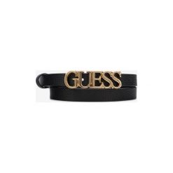 Guess Lias Pasek Czarny. Czarne paski damskie Guess, w paski, z materiału. Za 171,95 zł.