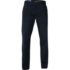 Eleganckie Męskie Spodnie, Garniturowe, Klasyczne, typu Chinos Granatowe SPTWKRd112765granat. Spodnie garniturowe męskie Tomy Walker, m, bez wzorów, z tkaniny, eleganckie. Za 129,00 zł.