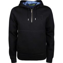 Versace Jeans Bluza "Half Zip". Bluzy męskie Versace Jeans, bez wzorów, z jeansu, bez kołnierzyka, bez rękawów, bez kaptura. Za 389,00 zł.