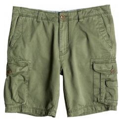 Quiksilver Spodenki Crucial Battle M Four Leaf Clover. Brązowe spodenki sportowe męskie Quiksilver, z bawełny, sportowe. W wyprzedaży za 149,00 zł.