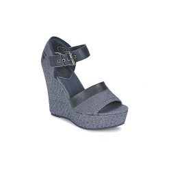 Sandały G-Star Raw HARTON. Niebieskie sandały damskie G-Star RAW, bez wzorów, retro, bez obcasa, bez zapięcia. Za 487,20 zł.