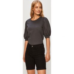 Only - T-shirt. Szare bluzki damskie ONLY, s, bez wzorów, z bawełny, casualowe, z okrągłym kołnierzem. Za 119,90 zł.