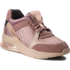 Sneakersy LIU JO - Karlie 05 B68003 TX003 Rose 01597. Różowe półbuty damskie Liu Jo, z zamszu. W wyprzedaży za 409,00 zł.
