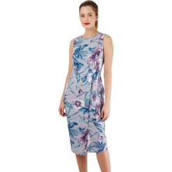 Closet London Kobiety ubierają się w szafie Tie-Back Pencil Dress Grey (rozmiar M). Szare spódniczki damskie Closet London, m, bez wzorów. W wyprzedaży za 172,00 zł.