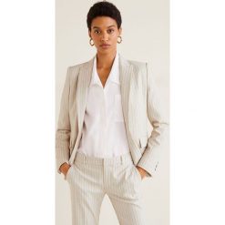 Mango - Żakiet Pencil. Szare marynarki i żakiety damskie Mango, l, z elastanu, eleganckie. Za 229,90 zł.