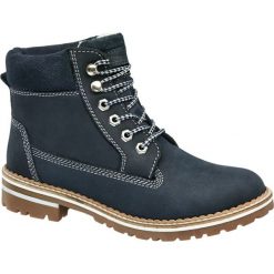 Botki damskie: trapery damskie Highland Creek granatowe
