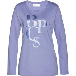 Bluza dresowa bonprix jasny lawendowy. Fioletowe bluzy damskie bonprix, bez wzorów, z dresówki, bez rękawów, bez kaptura. Za 44,99 zł.