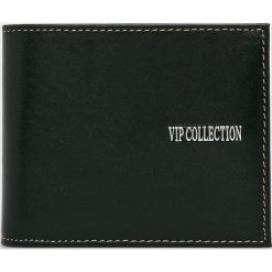 VIP COLLECTION - Portfel skórzany. Czarne portfele męskie marki VIP COLLECTION, ze skóry. W wyprzedaży za 129,90 zł.