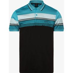 BOSS Athleisure - Męska koszulka polo – Paule 5, czarny. Czarne koszulki męskie BOSS Athleisure, xl, bez wzorów, z żakardem, polo, bez rękawów. Za 545,95 zł.
