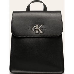 Calvin Klein Jeans - Plecak K60K606850. Czarne plecaki damskie Calvin Klein Jeans, z aplikacjami, z jeansu, eleganckie. Za 699,90 zł.